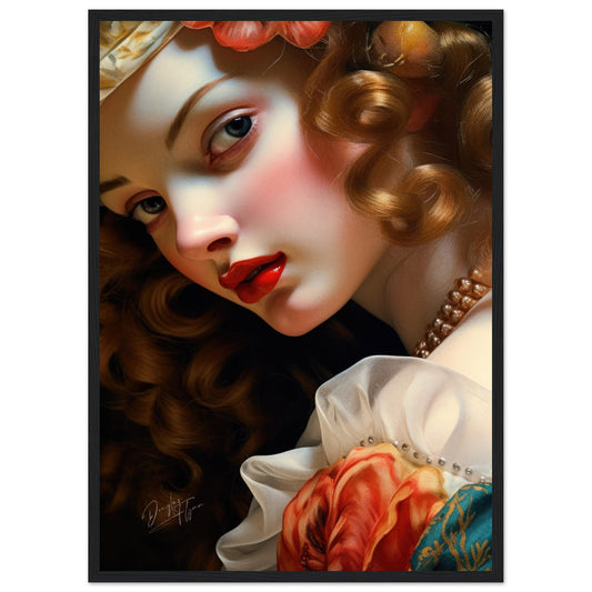 »Anne Rococo Girl Portrait 3«