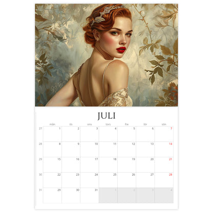 »Silk, Velvet and Diamonds« Väggkalender 2024