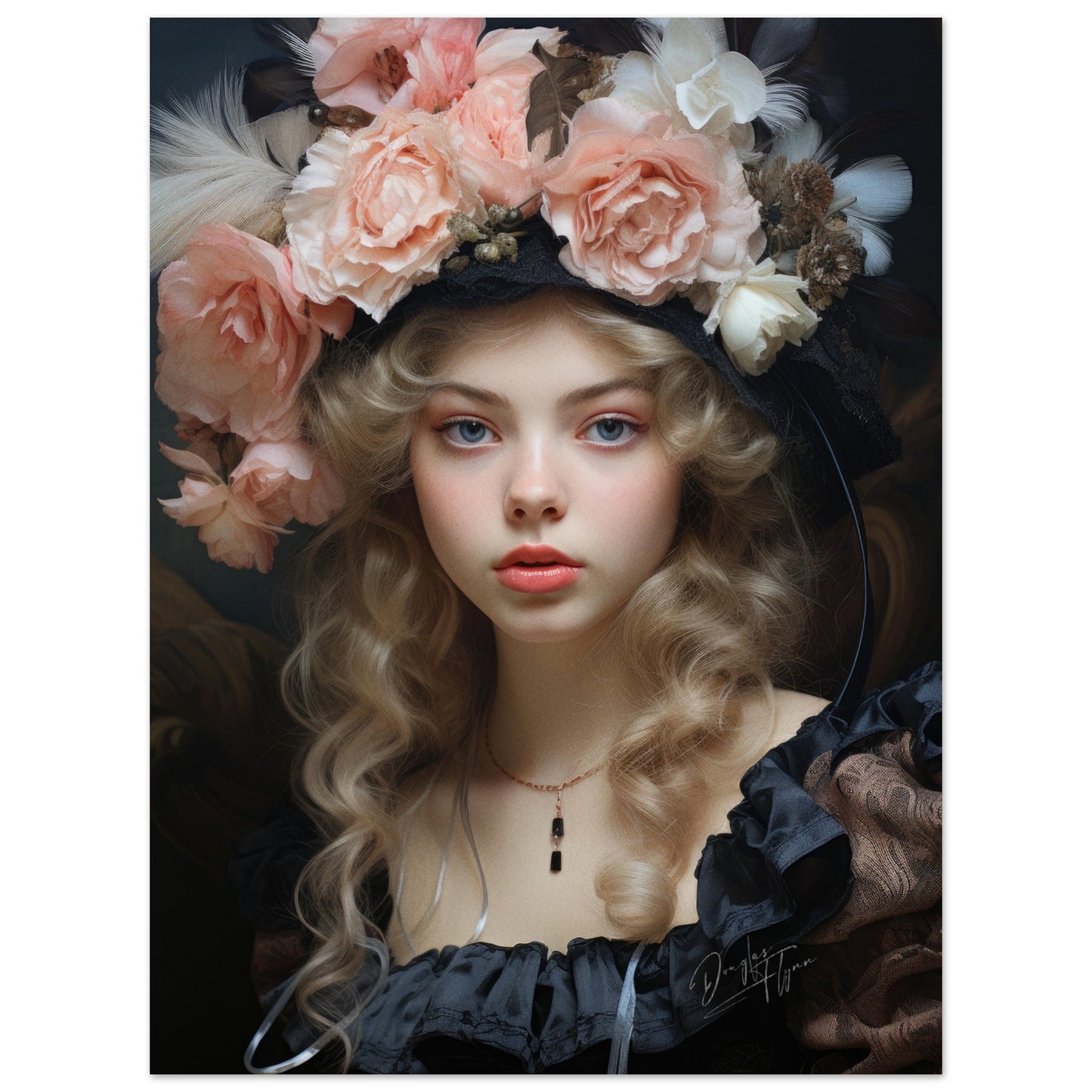 »Mary Rococo Girl Portrait 4«