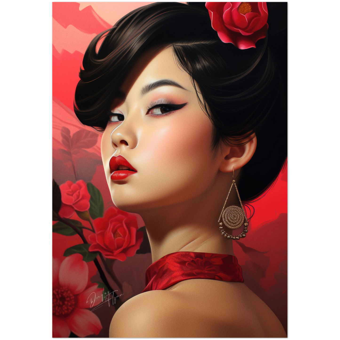 »Oriental Vintage Girl 4«