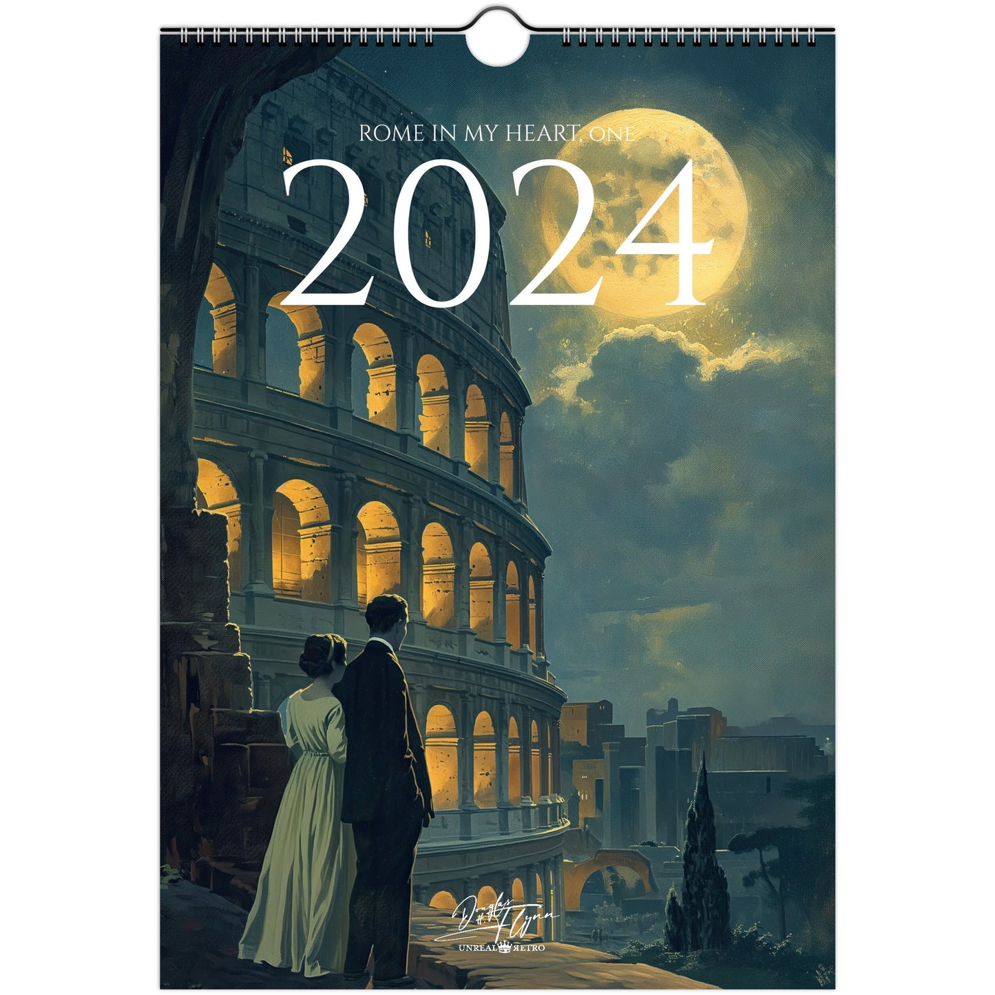 »Rome In My Heart, 1« Väggkalender 2024