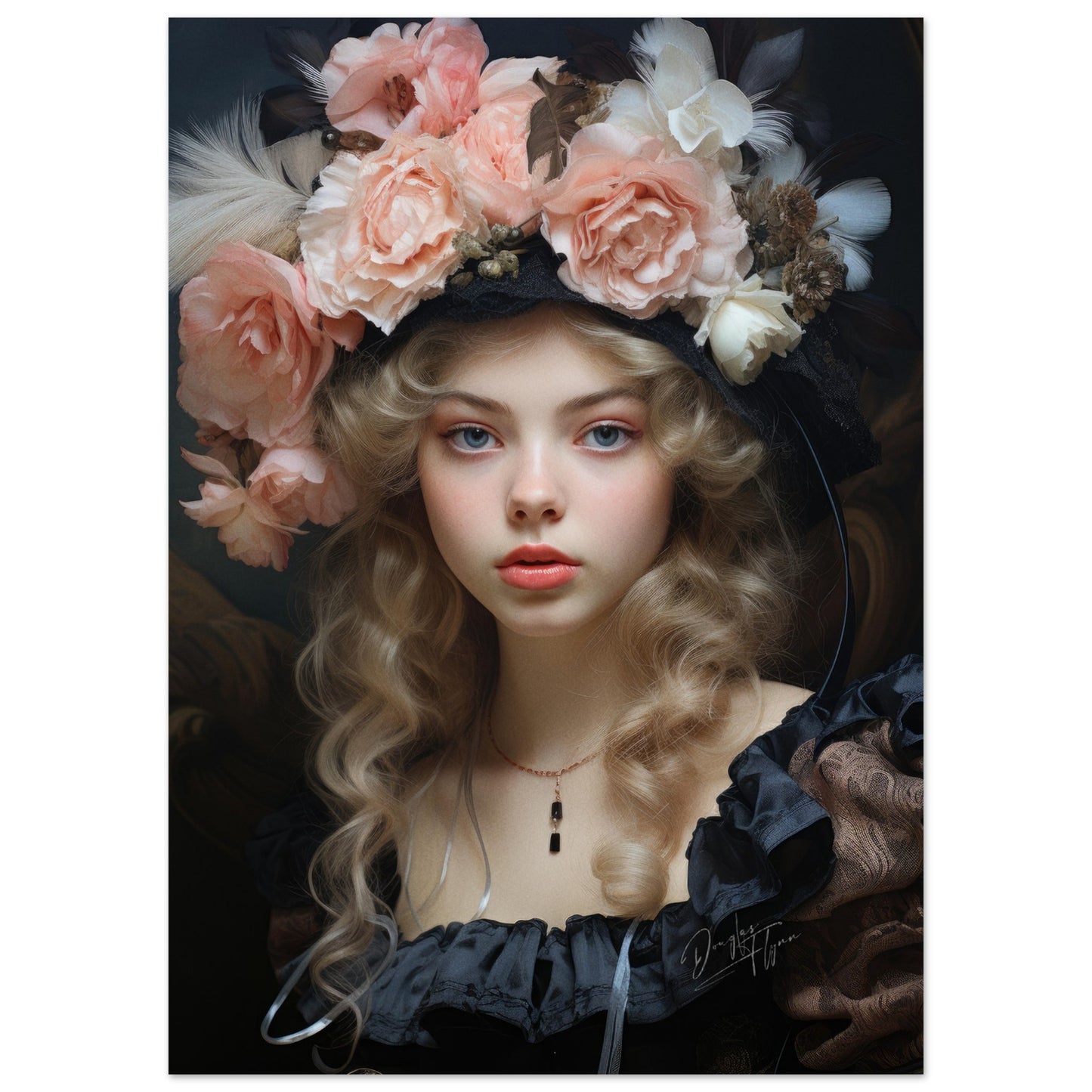 »Mary Rococo Girl Portrait 4«