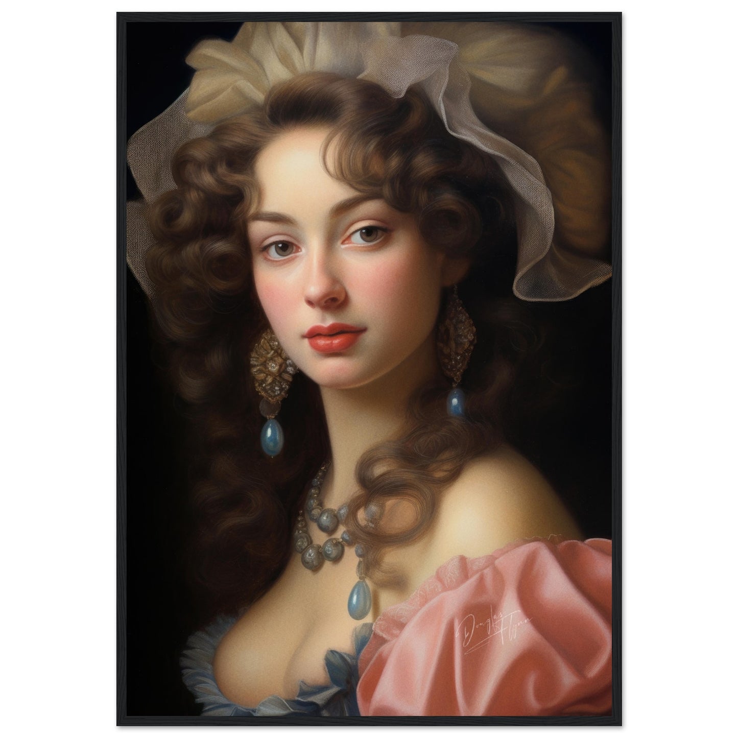 »Nina Rococo Girl Portrait 1«