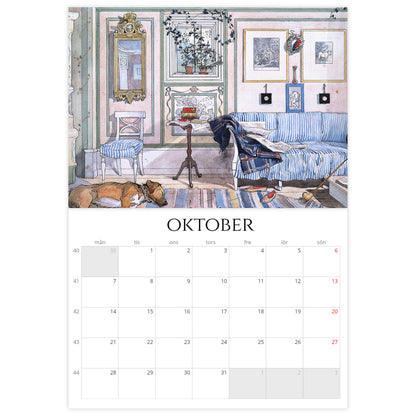 »Ett Hem av Carl Larsson« Väggkalender 2024