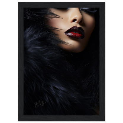 »Girl With Black Fur 1«