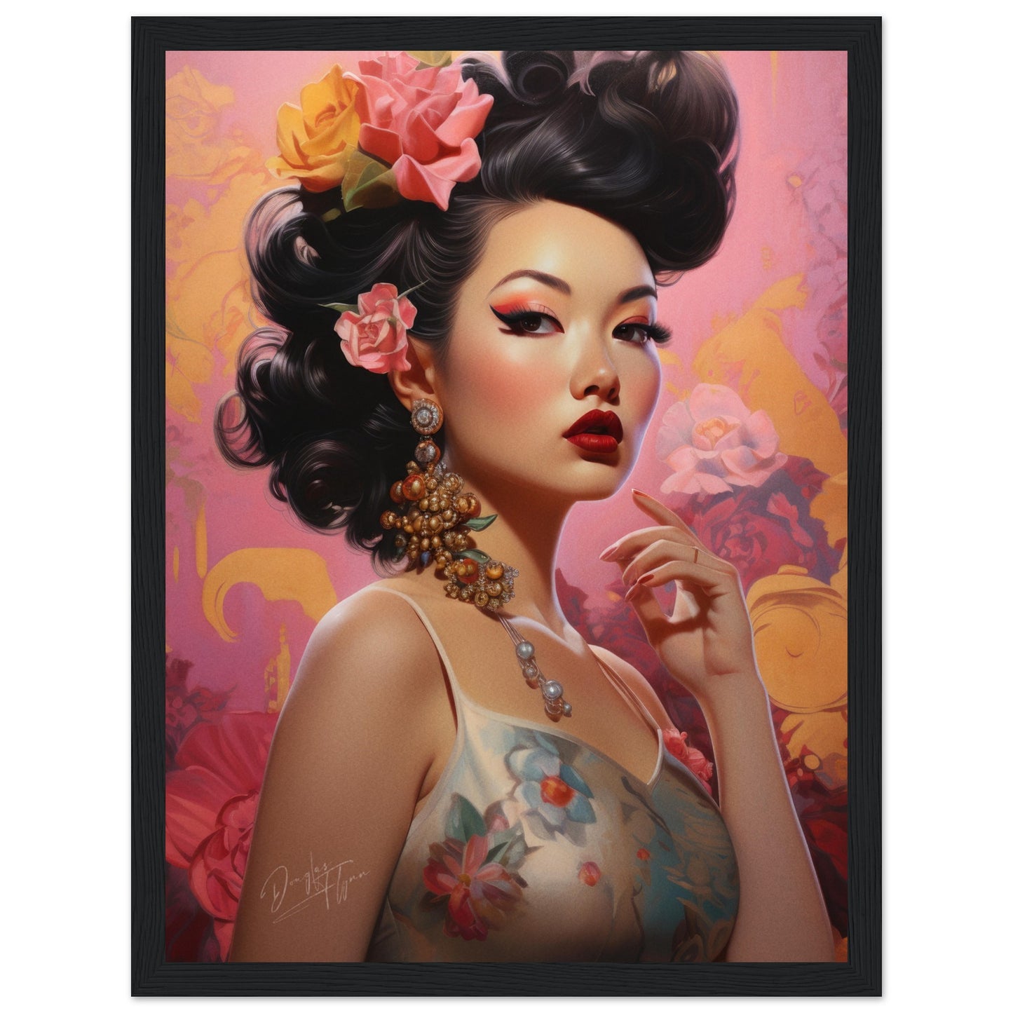 »Girl Oriental Pink Glamour«