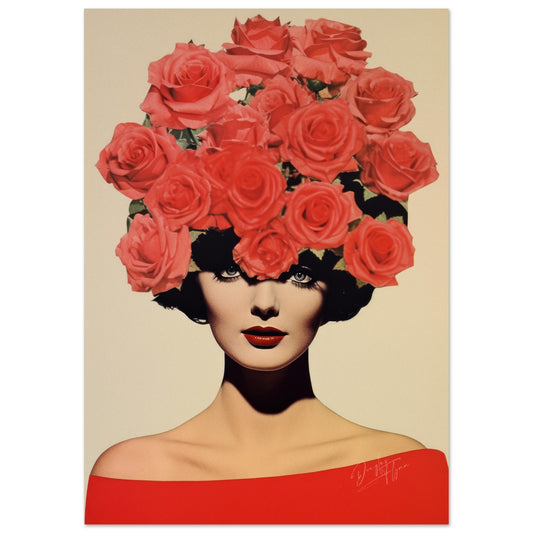 »Woman With Roses 1«