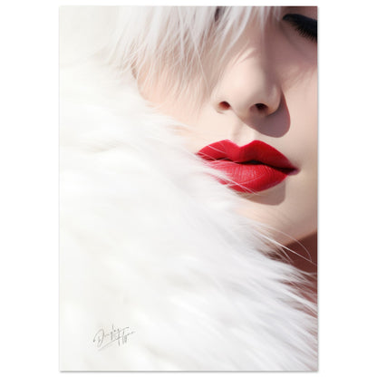 »Girl With White Fur 3«