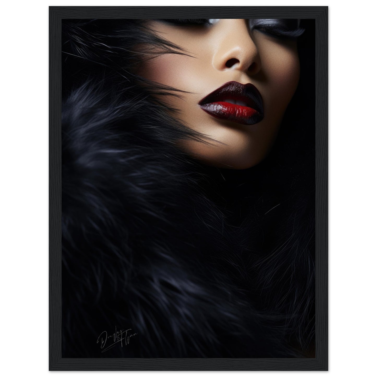 »Girl With Black Fur 1«