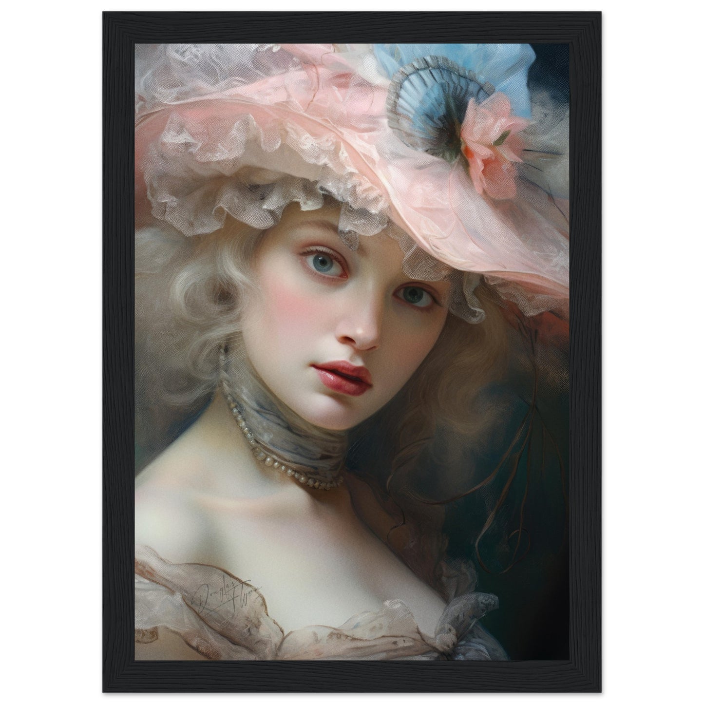 »Mary Rococo Girl Portrait 1«