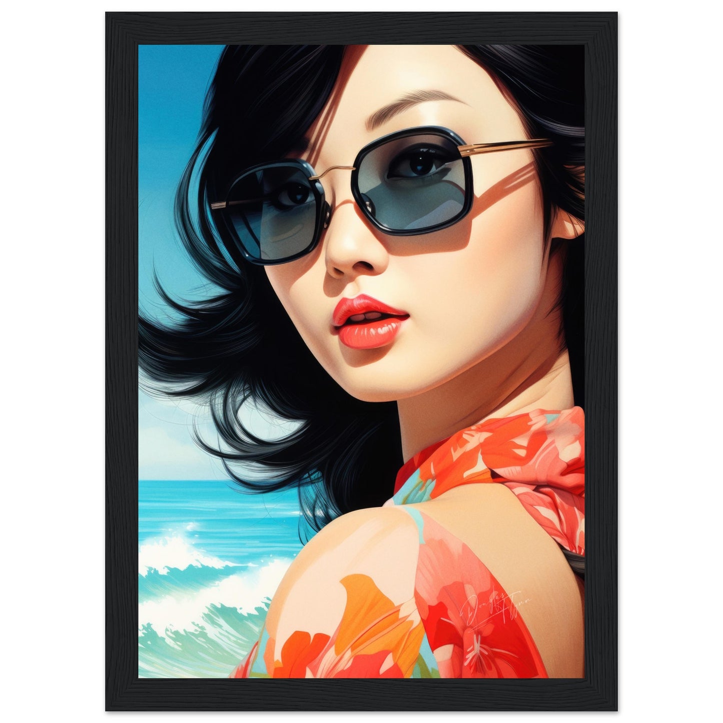 »Girl Oriental Beach Wear 1«