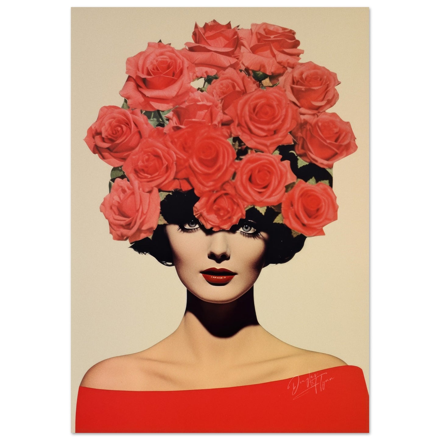 »Woman With Roses 1«