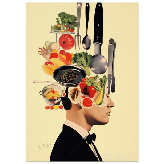»Man Thinking of Food 1«