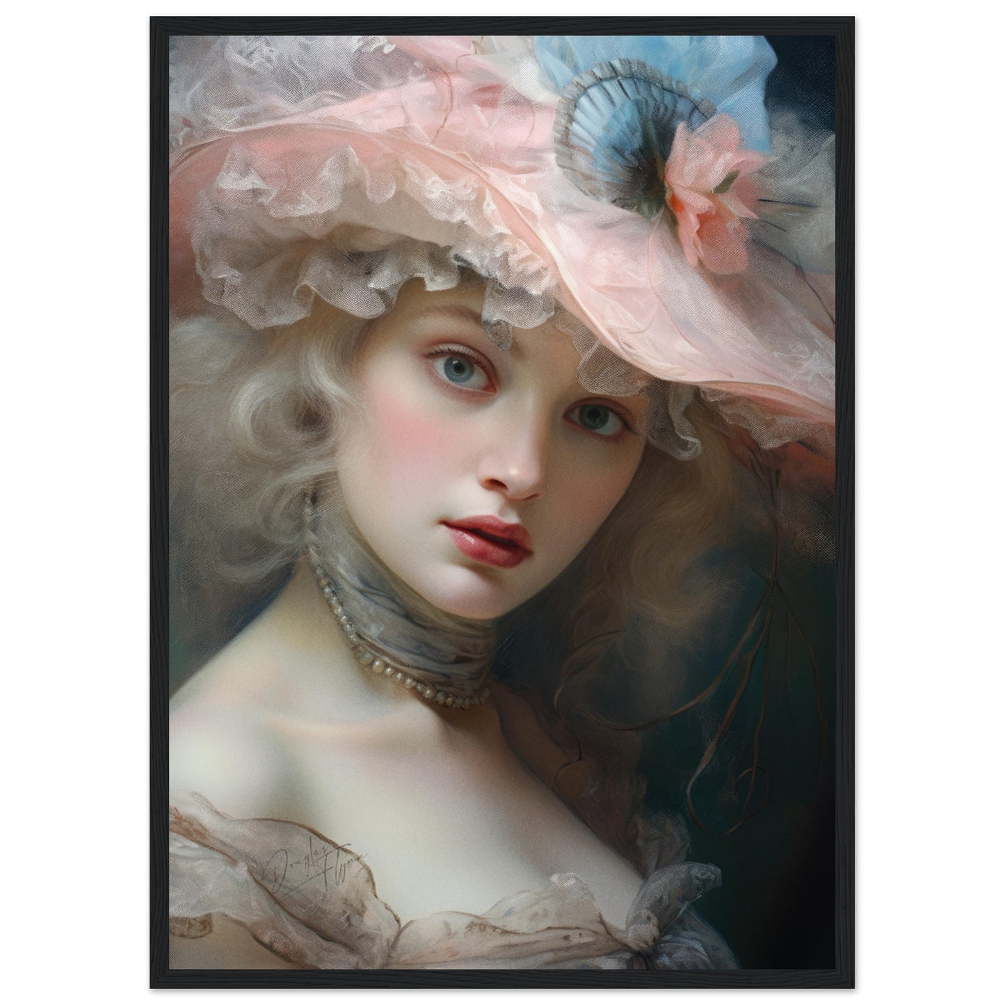 »Mary Rococo Girl Portrait 1«