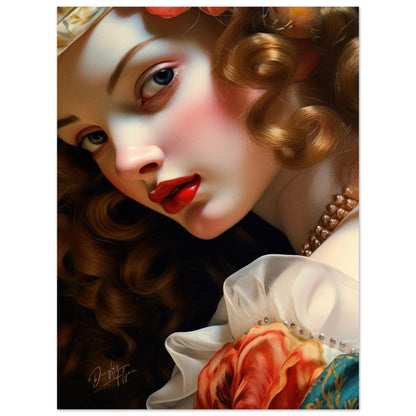 »Anne Rococo Girl Portrait 3«