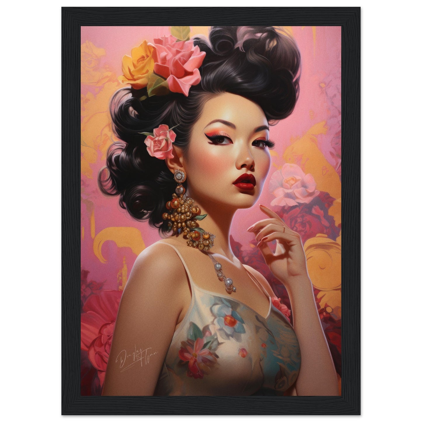 »Girl Oriental Pink Glamour«
