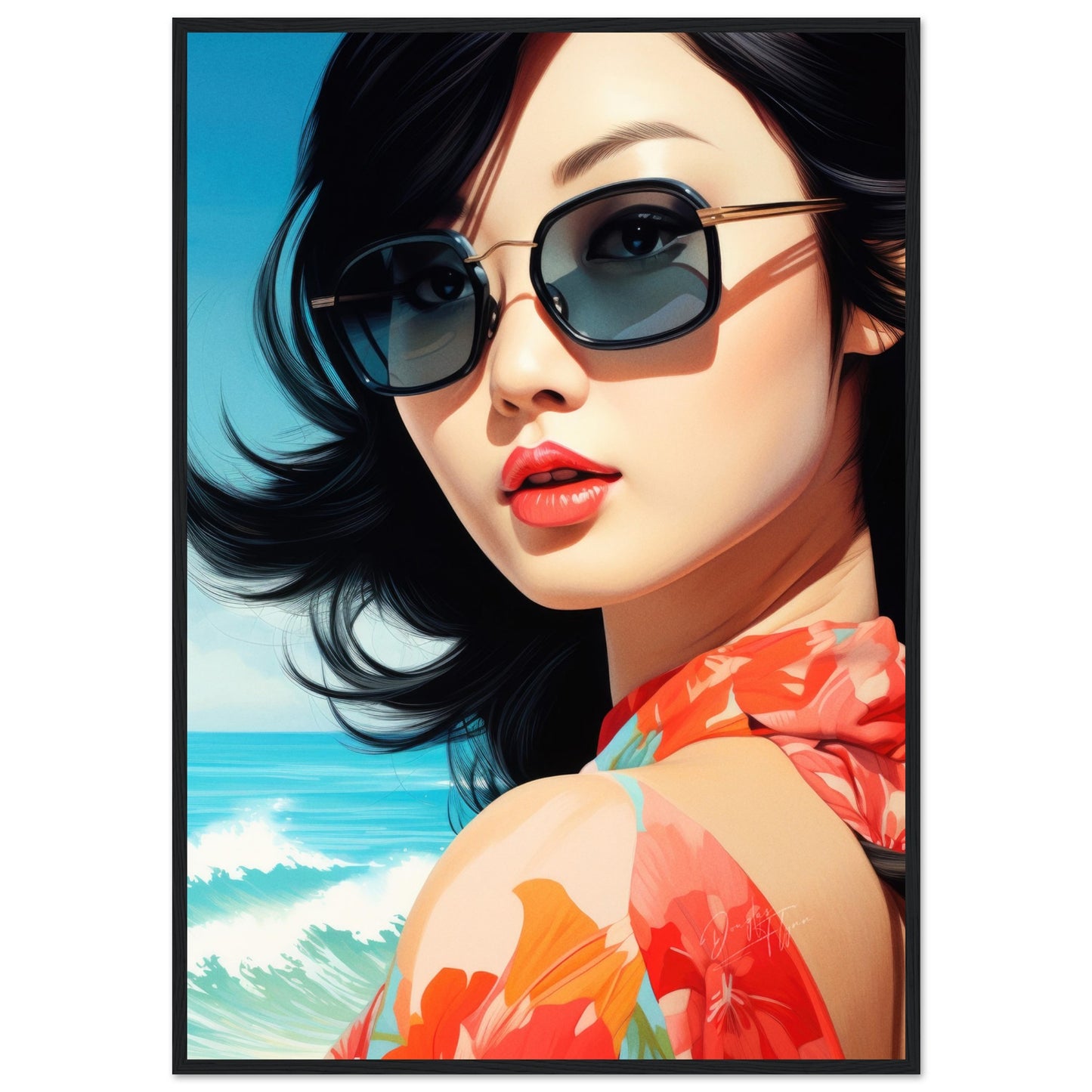 »Girl Oriental Beach Wear 1«
