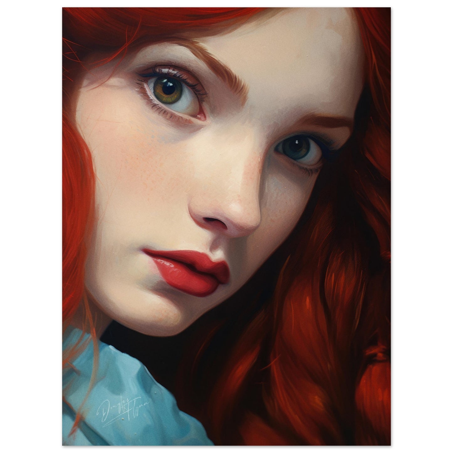»Alice Close Girl Portrait 1«