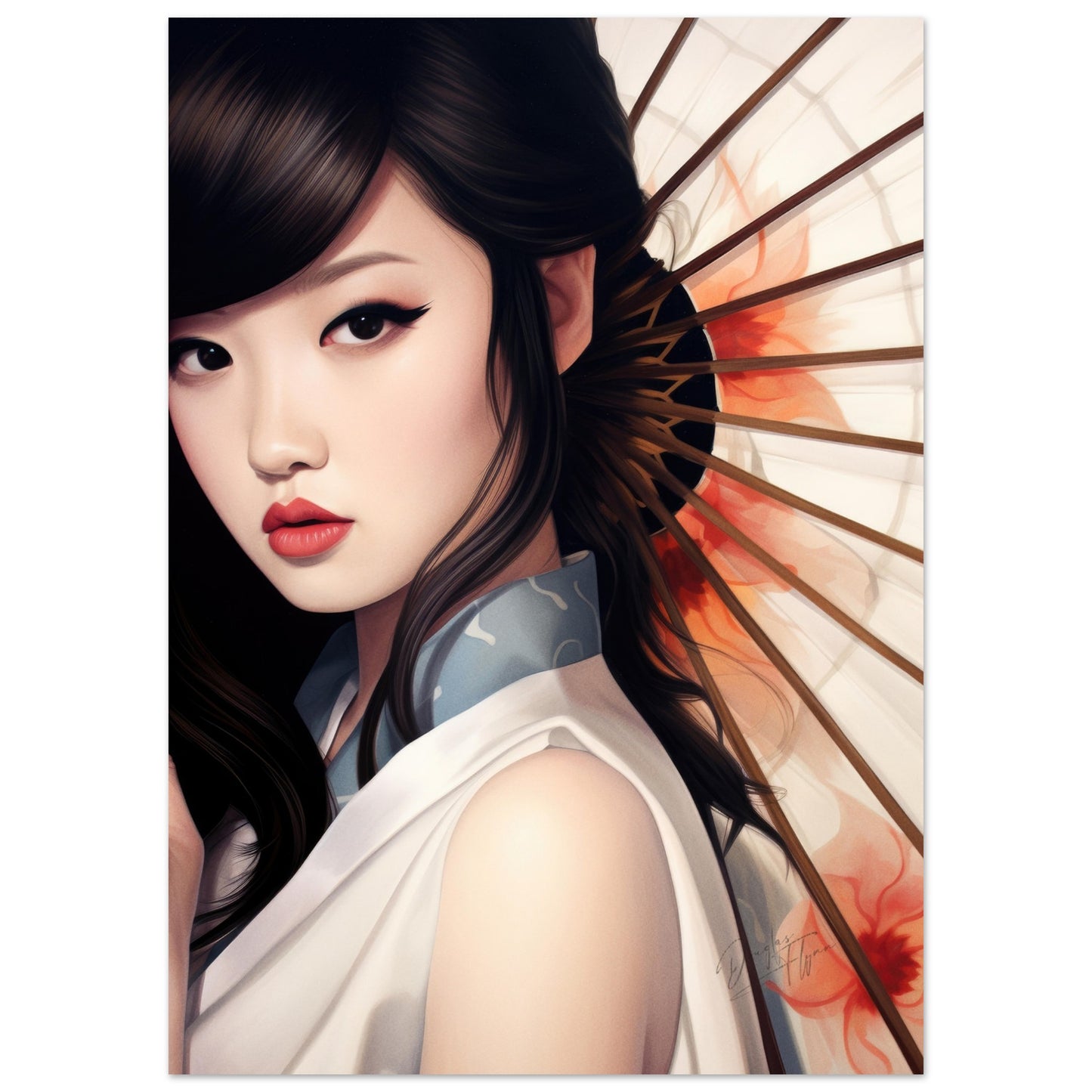 »Oriental Vintage Girl 7«