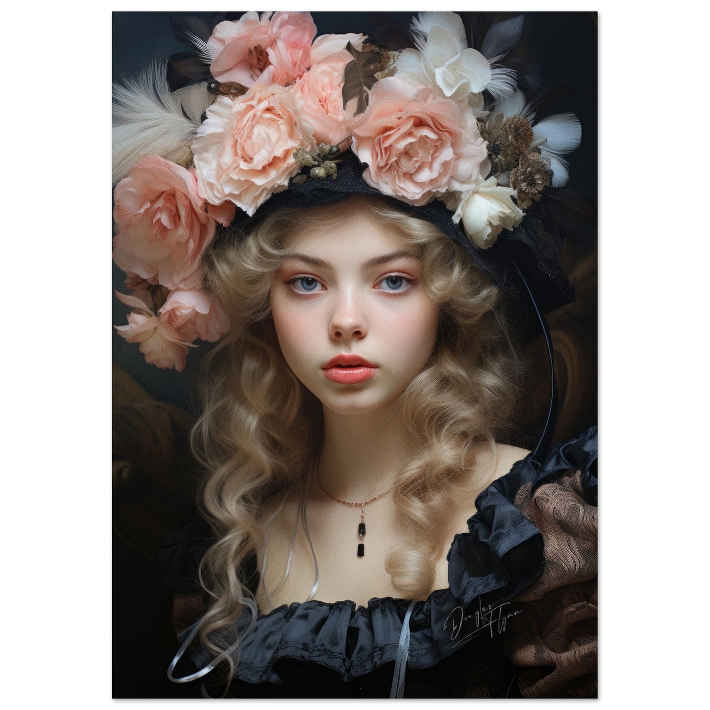»Mary Rococo Girl Portrait 4«