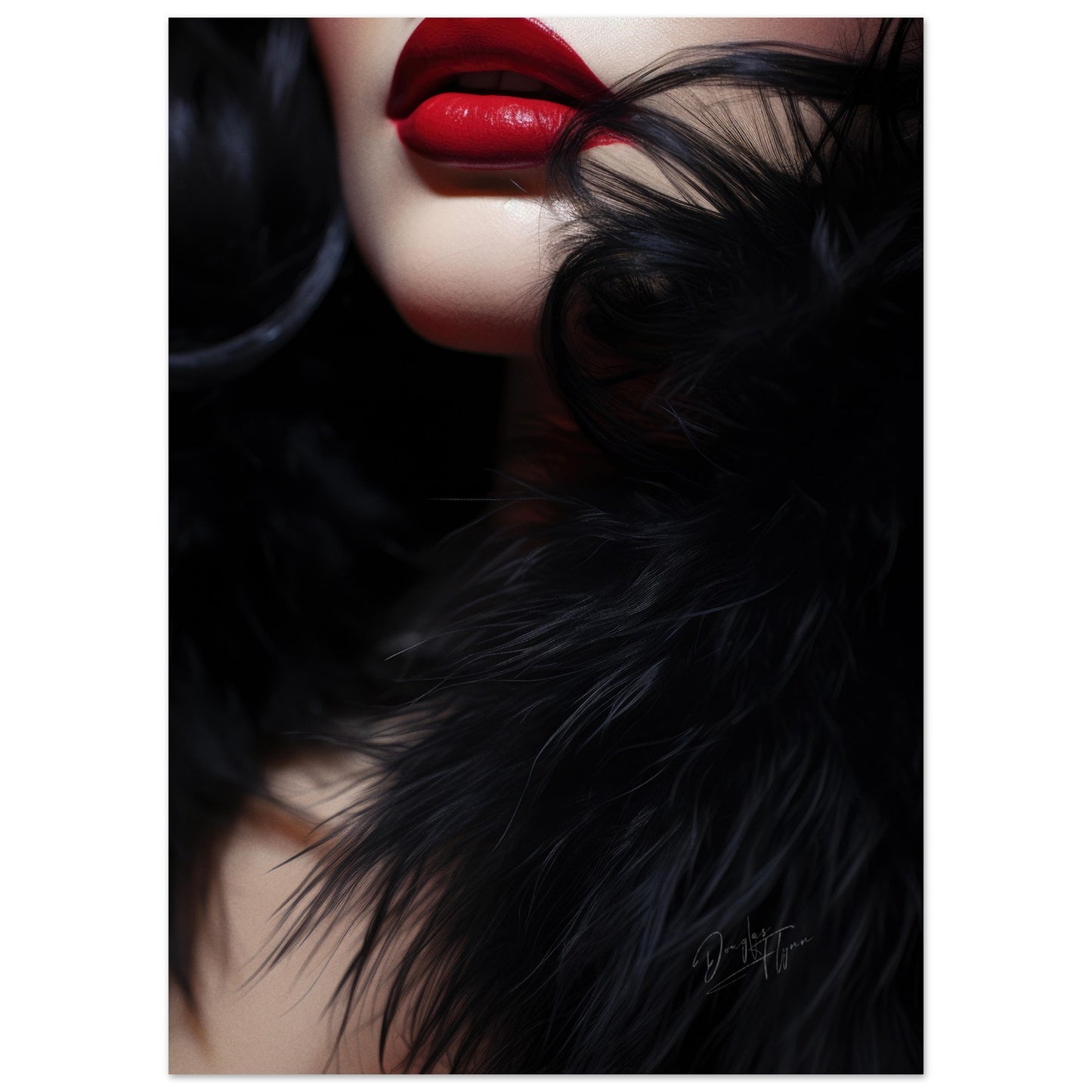 »Girl With Black Fur 2«