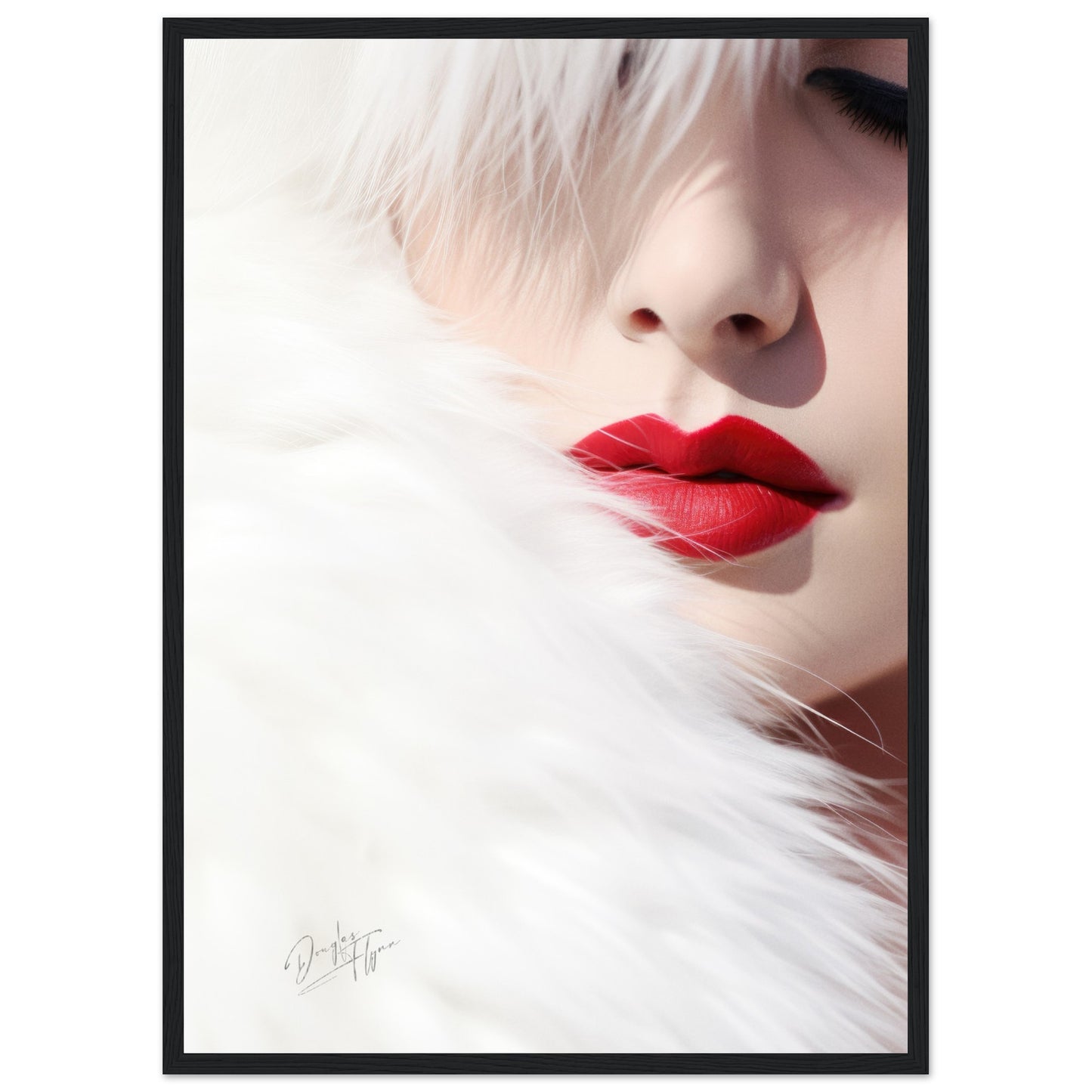 »Girl With White Fur 3«