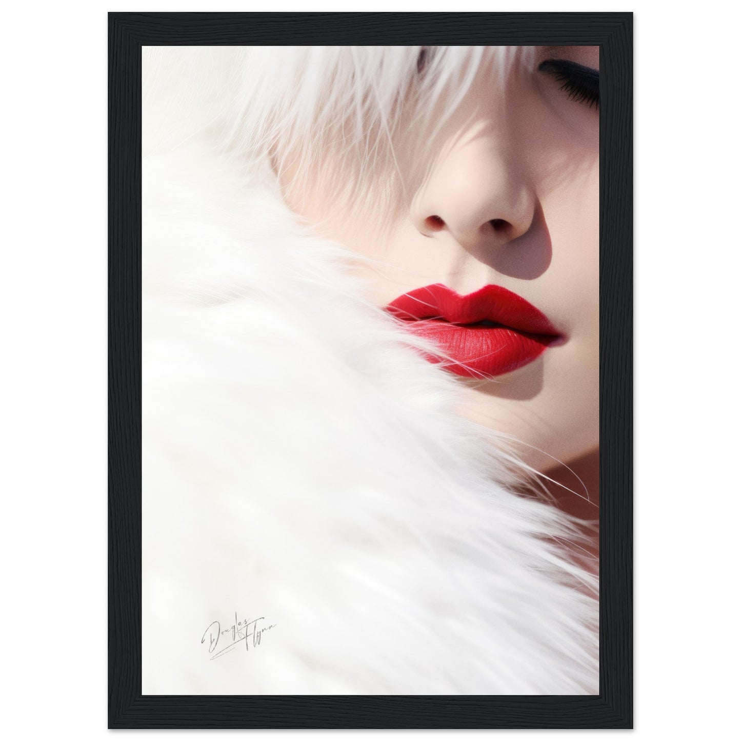 »Girl With White Fur 3«