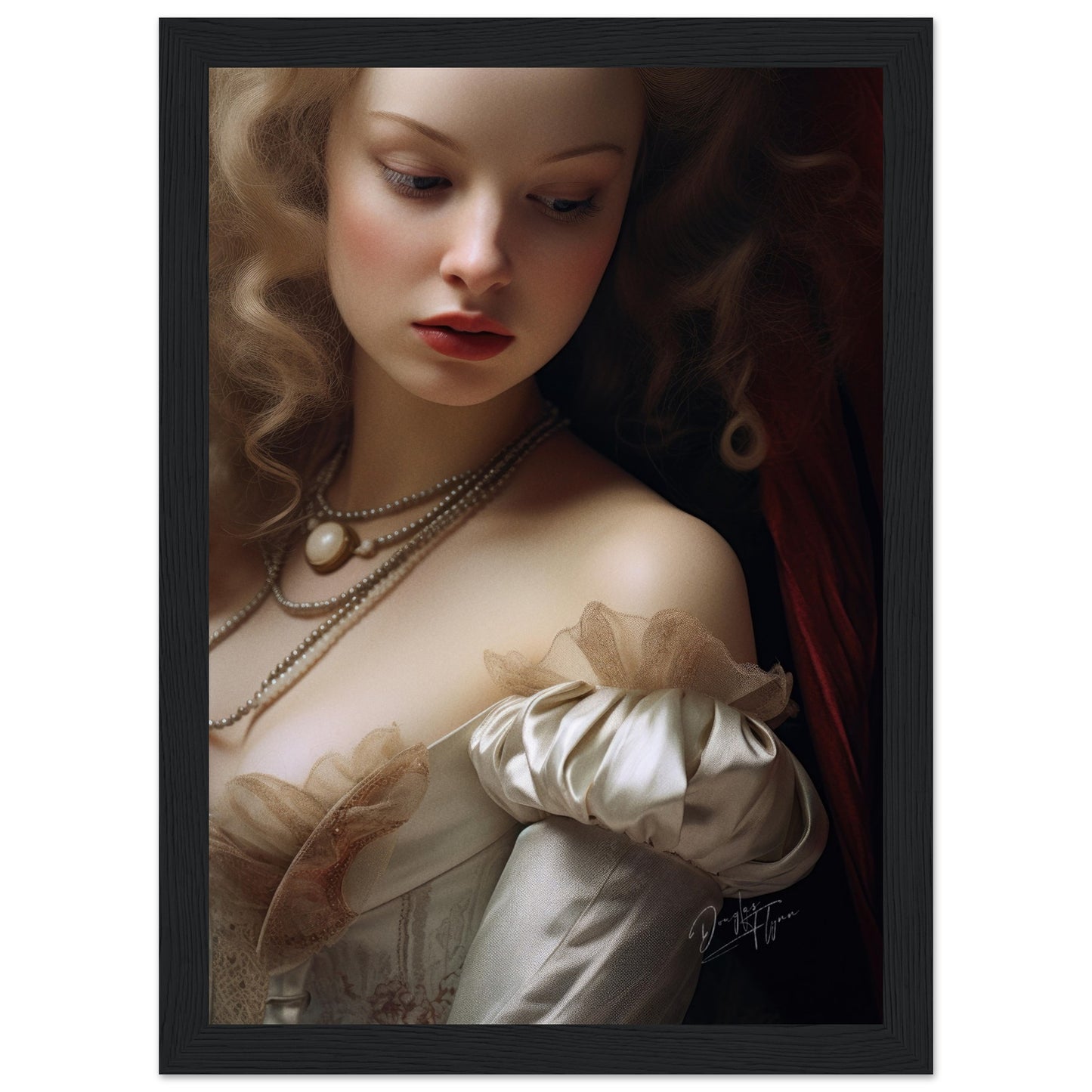 »Anne Rococo Girl Portrait 4«