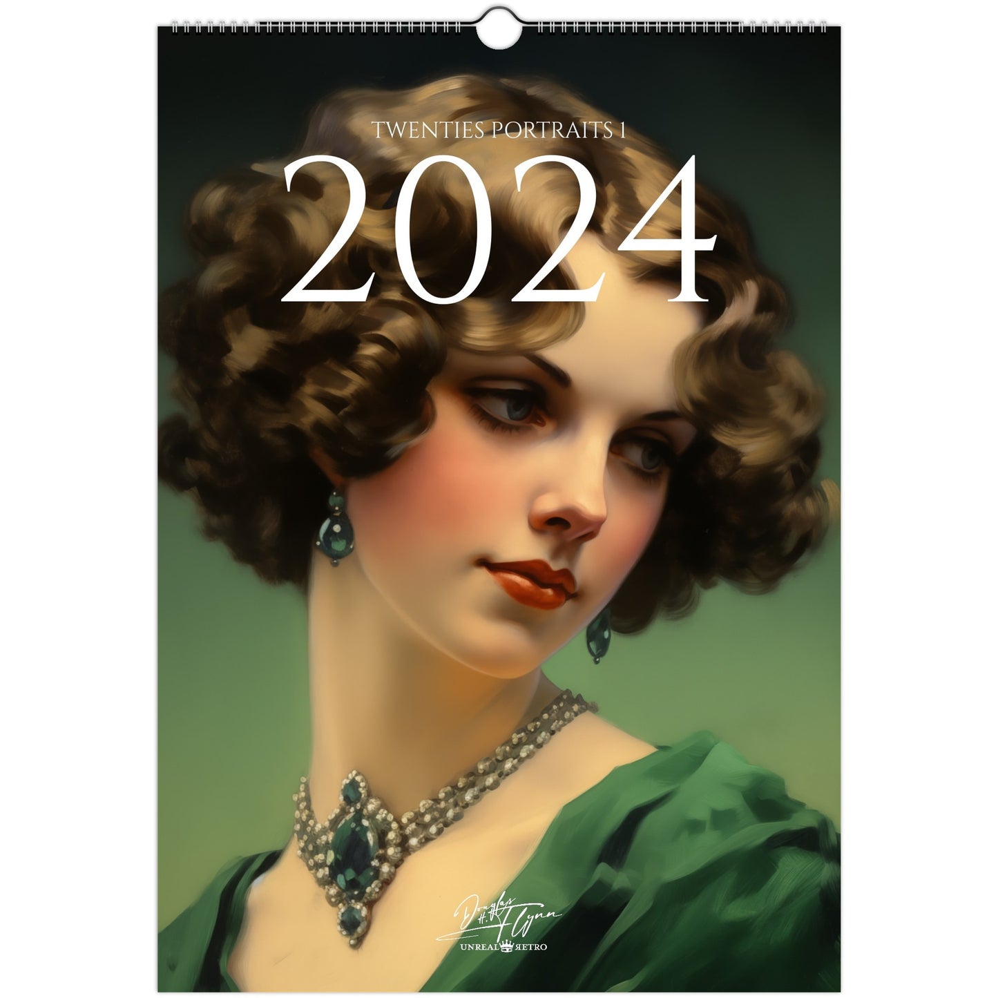 »Twenties Portraits 1«, väggkalender 2024