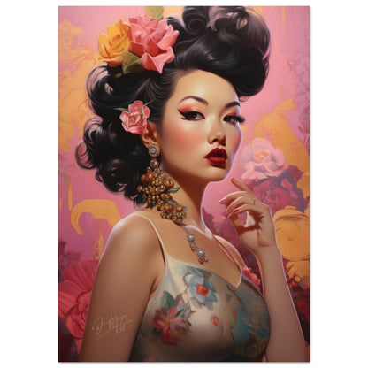 »Girl Oriental Pink Glamour«