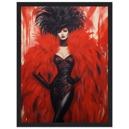 »Hollywood Red Carneval Girl 1«
