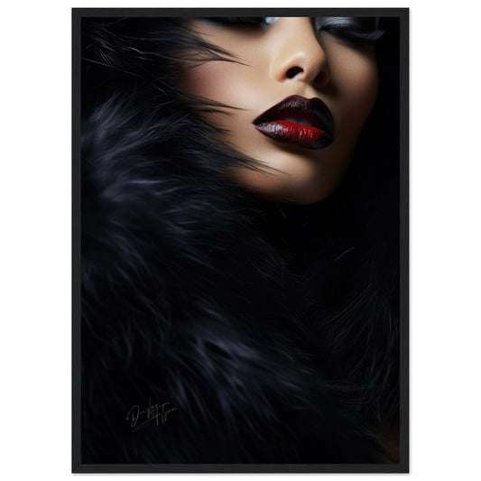 »Girl With Black Fur 1«