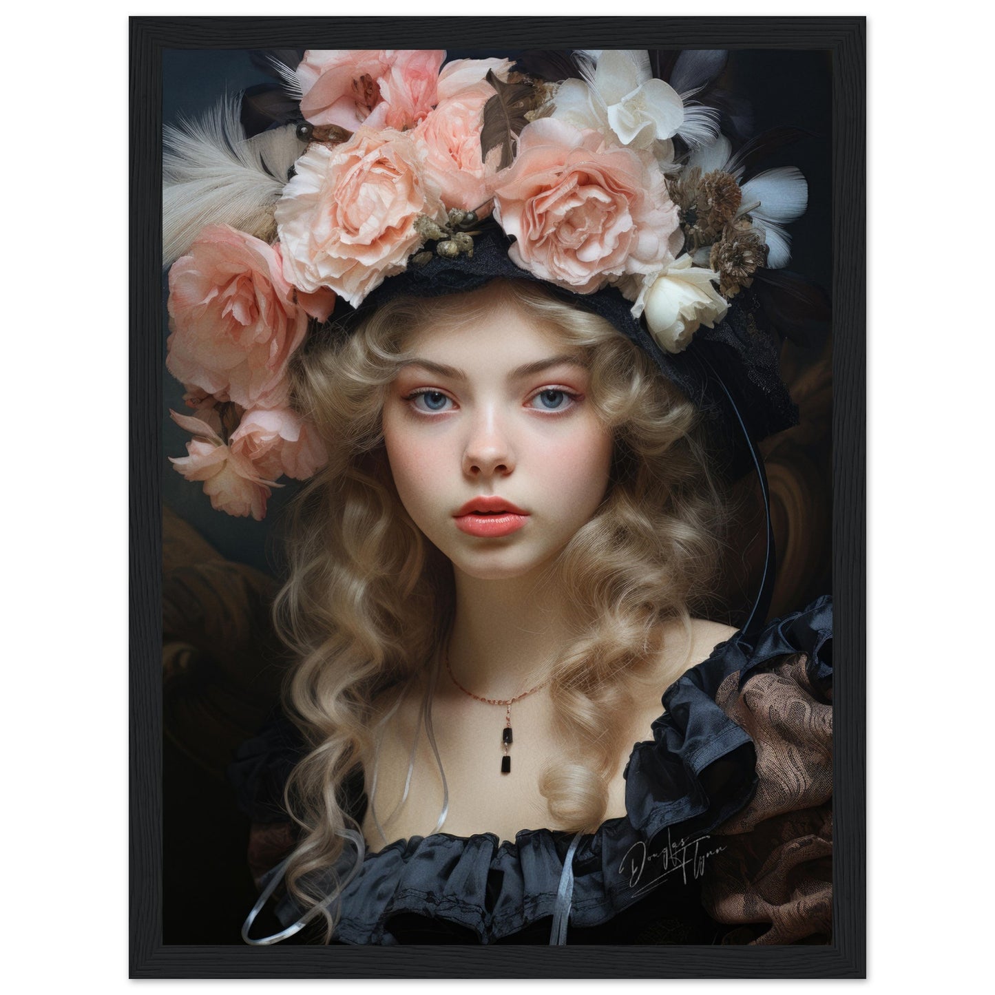 »Mary Rococo Girl Portrait 4«