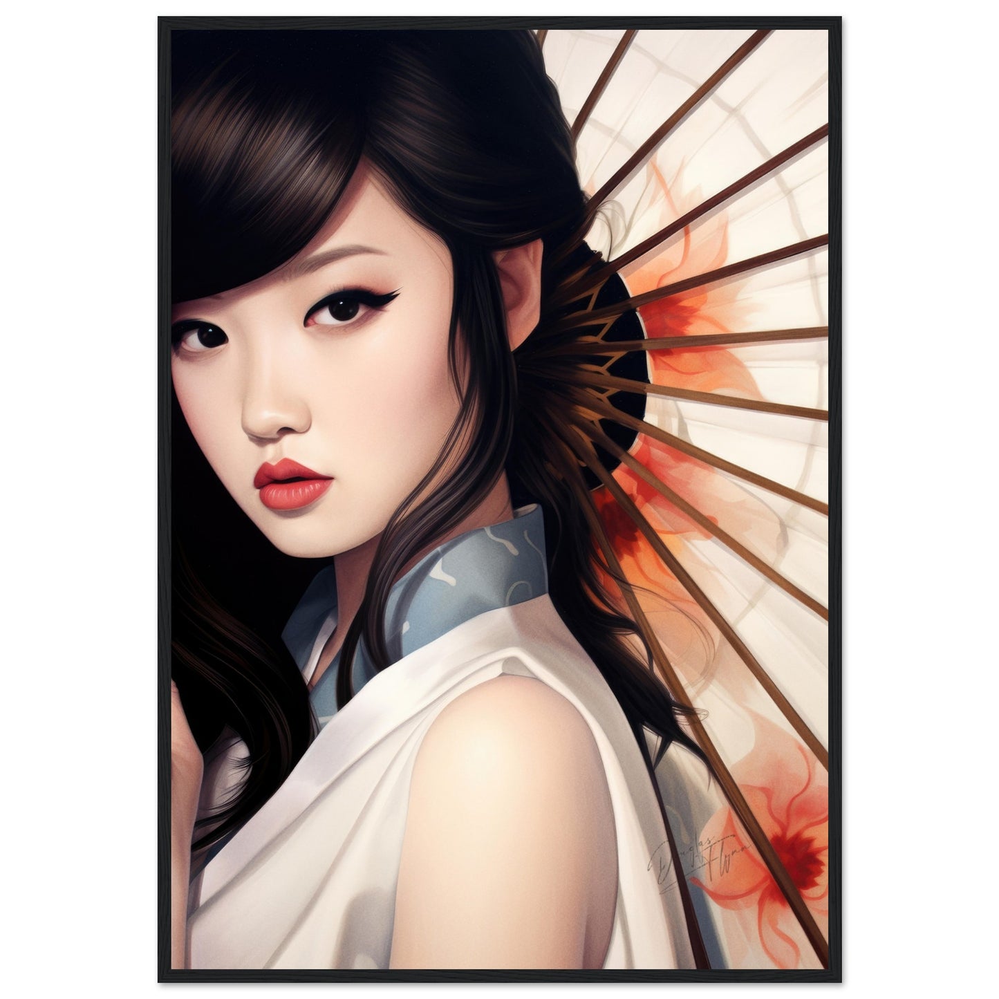 »Oriental Vintage Girl 7«