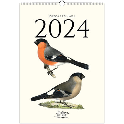 »Svenska fåglar 1« 2024, väggkalender