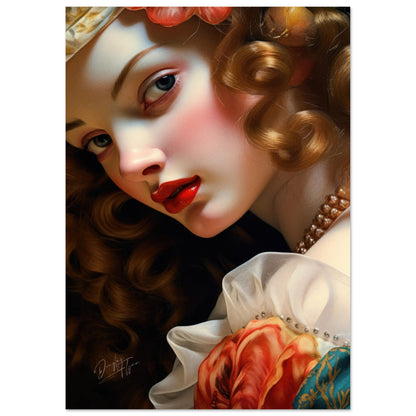 »Anne Rococo Girl Portrait 3«