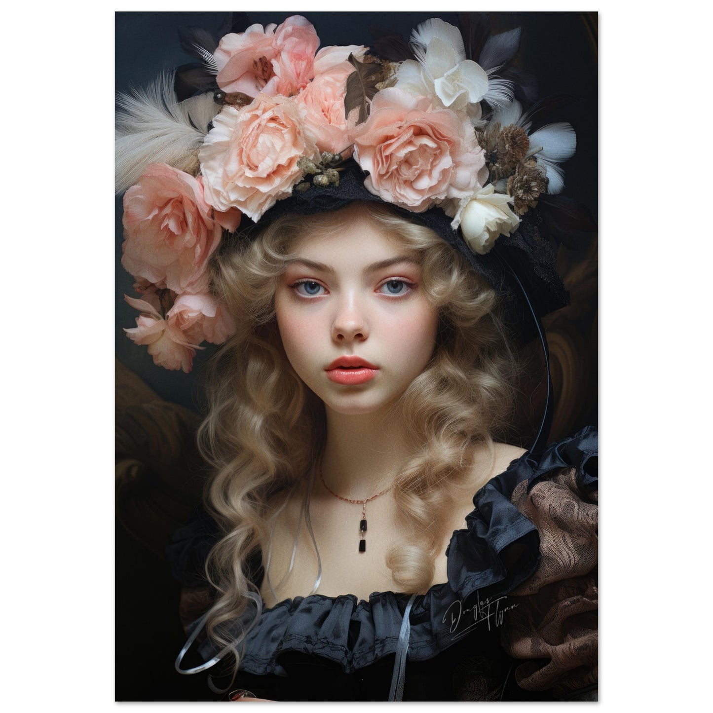 »Mary Rococo Girl Portrait 4«