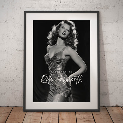 »Rita Hayworth in Satin Bombshell« poster