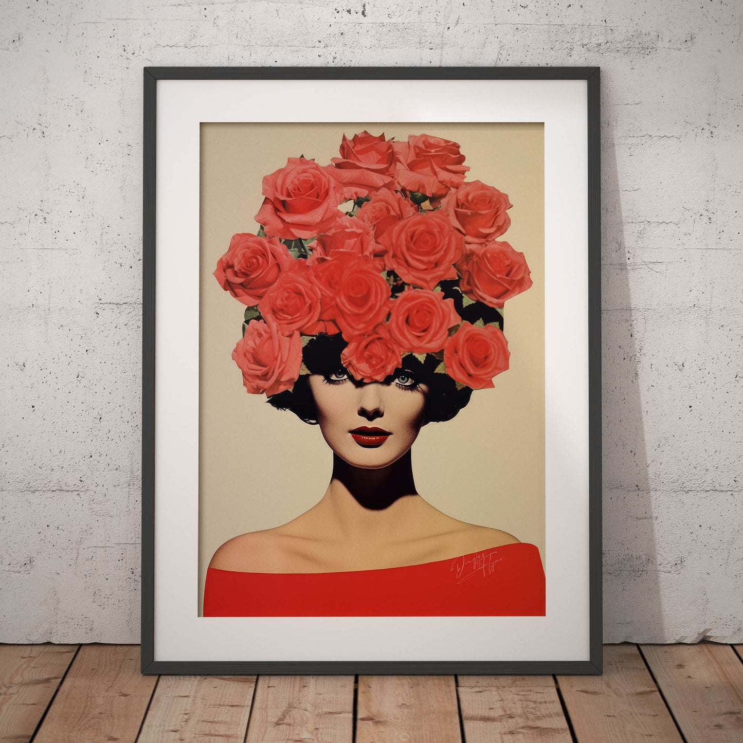 »Woman With Roses 1«