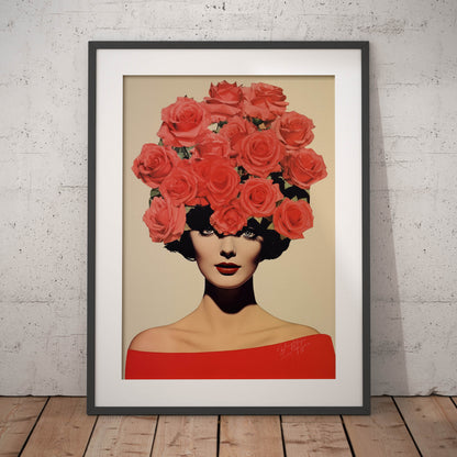 »Woman With Roses 1«