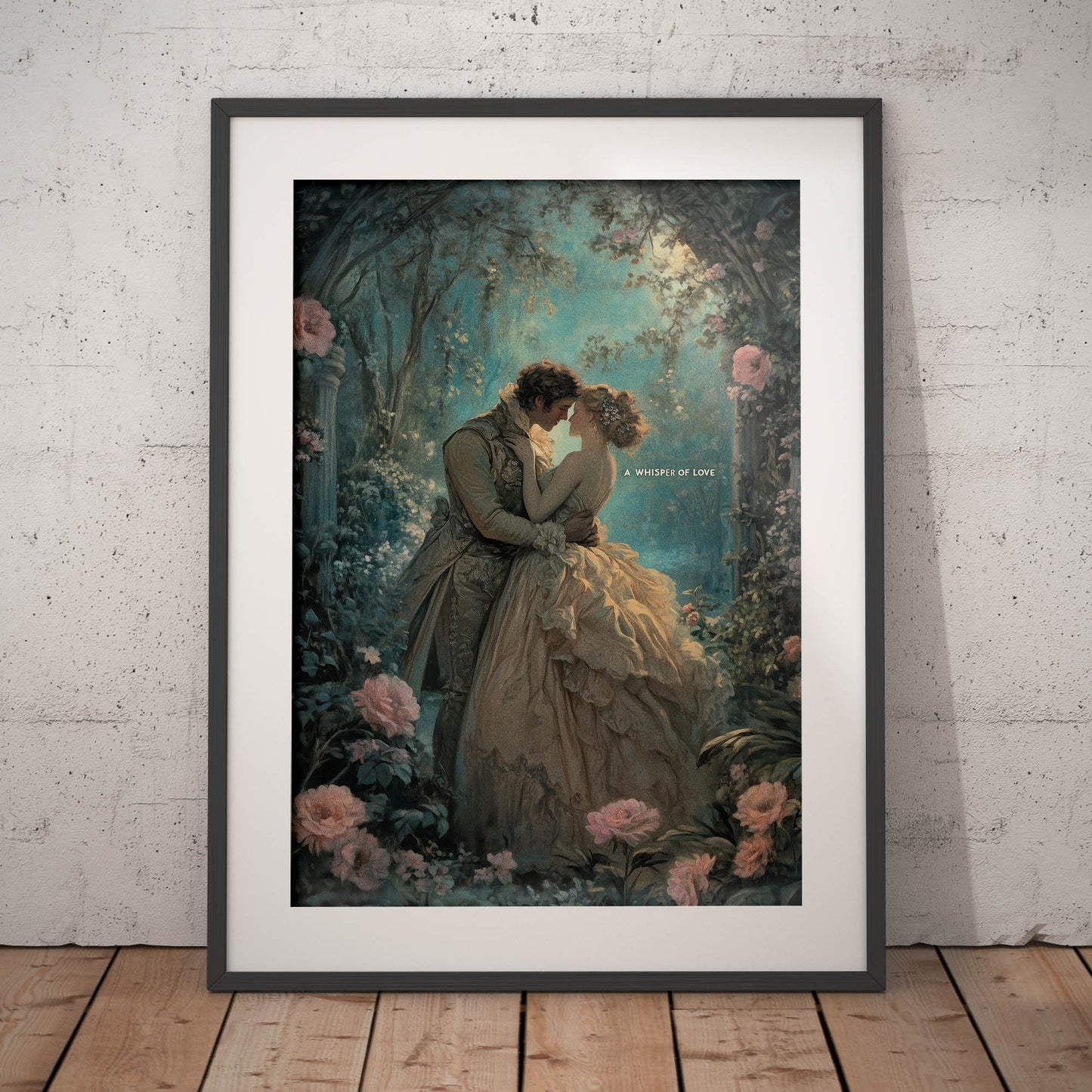 »A Whisper of Love« romantisk poster