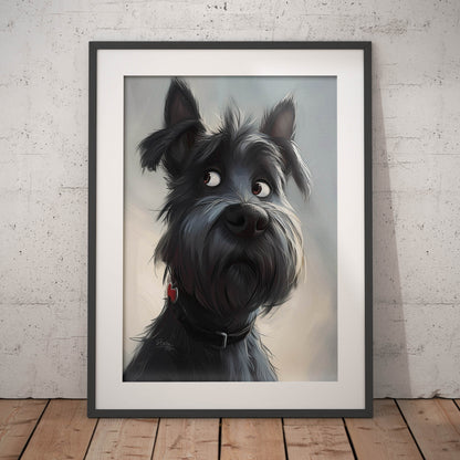 »Barking Bliss« hundposter