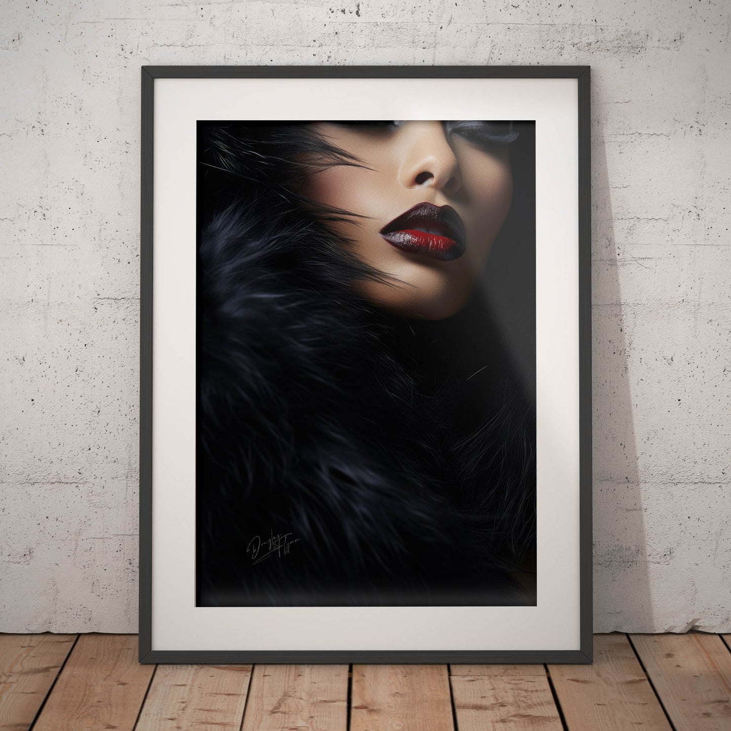 »Girl With Black Fur 1«