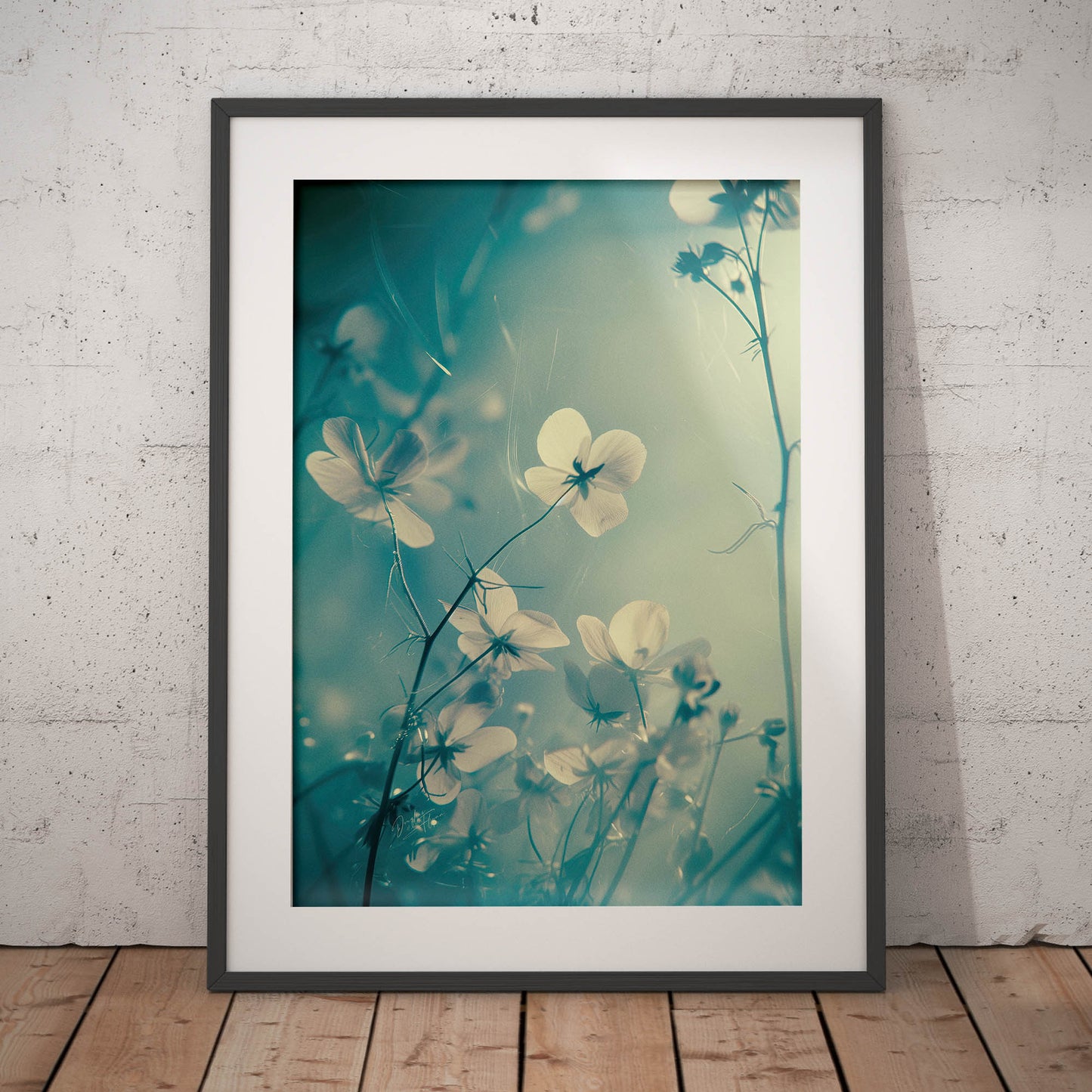 »Blossom Whirlwind«, poster i fri fotografisk stil