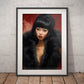 »Elegant Lady with Black Fur 4«