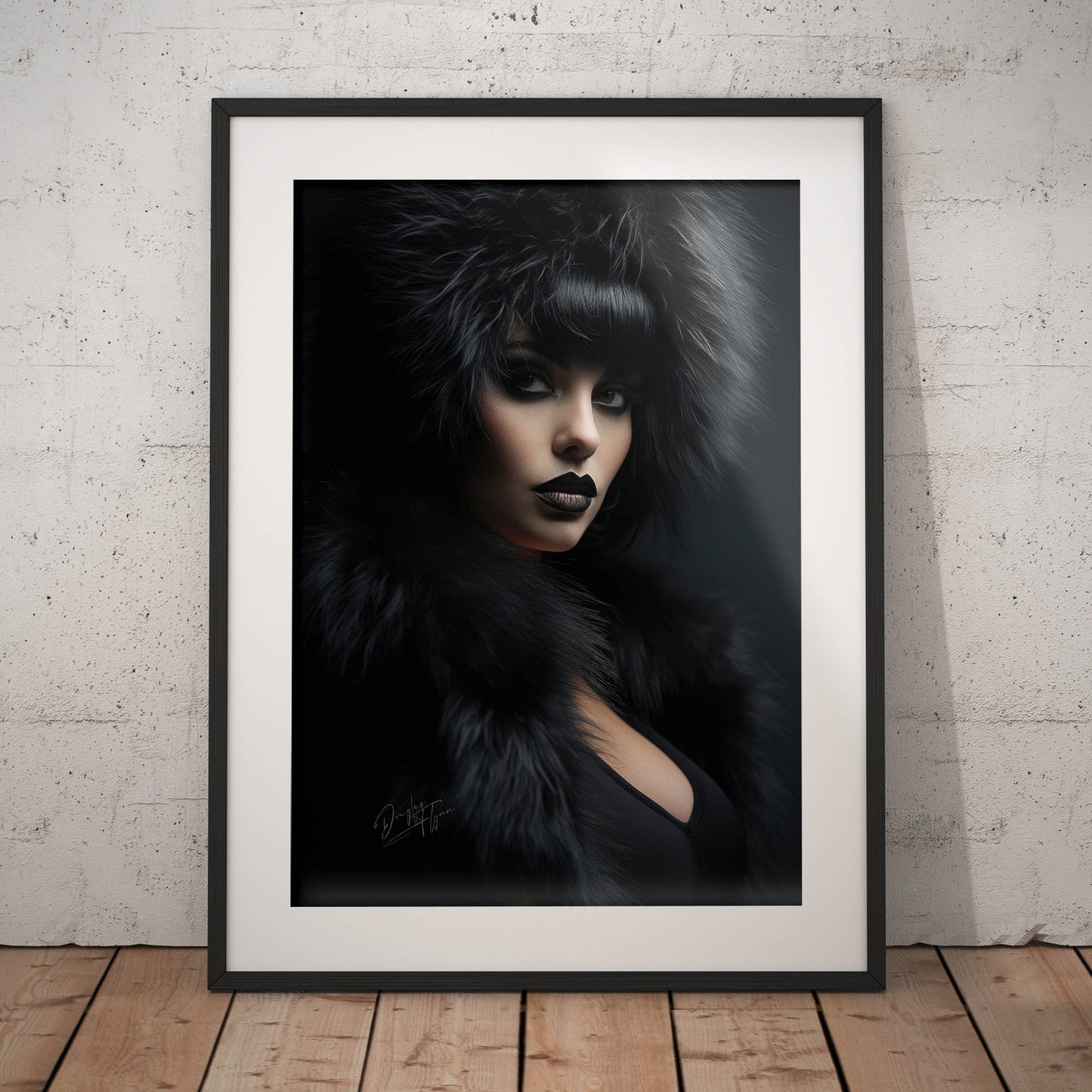 »Girl With Black Fur 3«