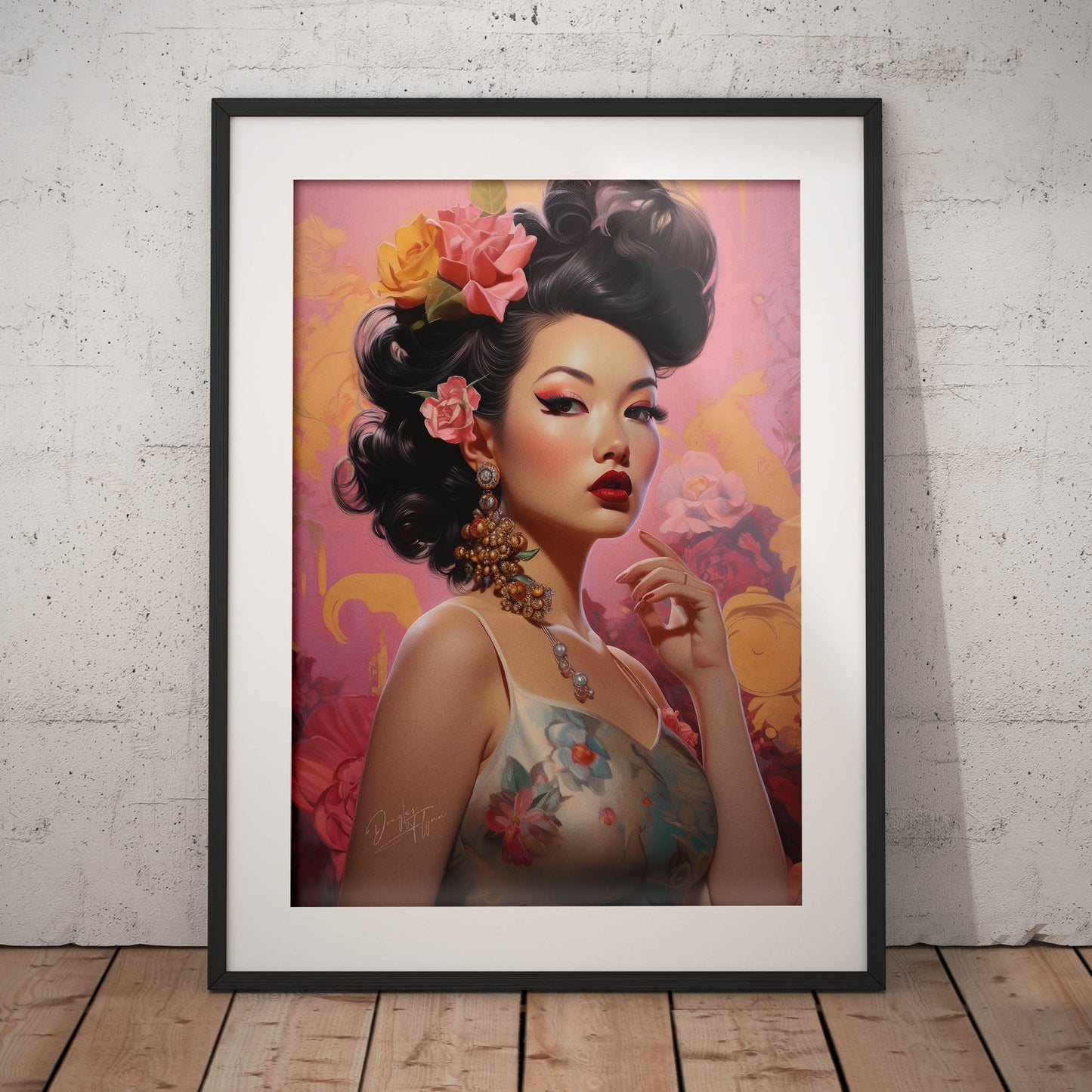 »Girl Oriental Pink Glamour«