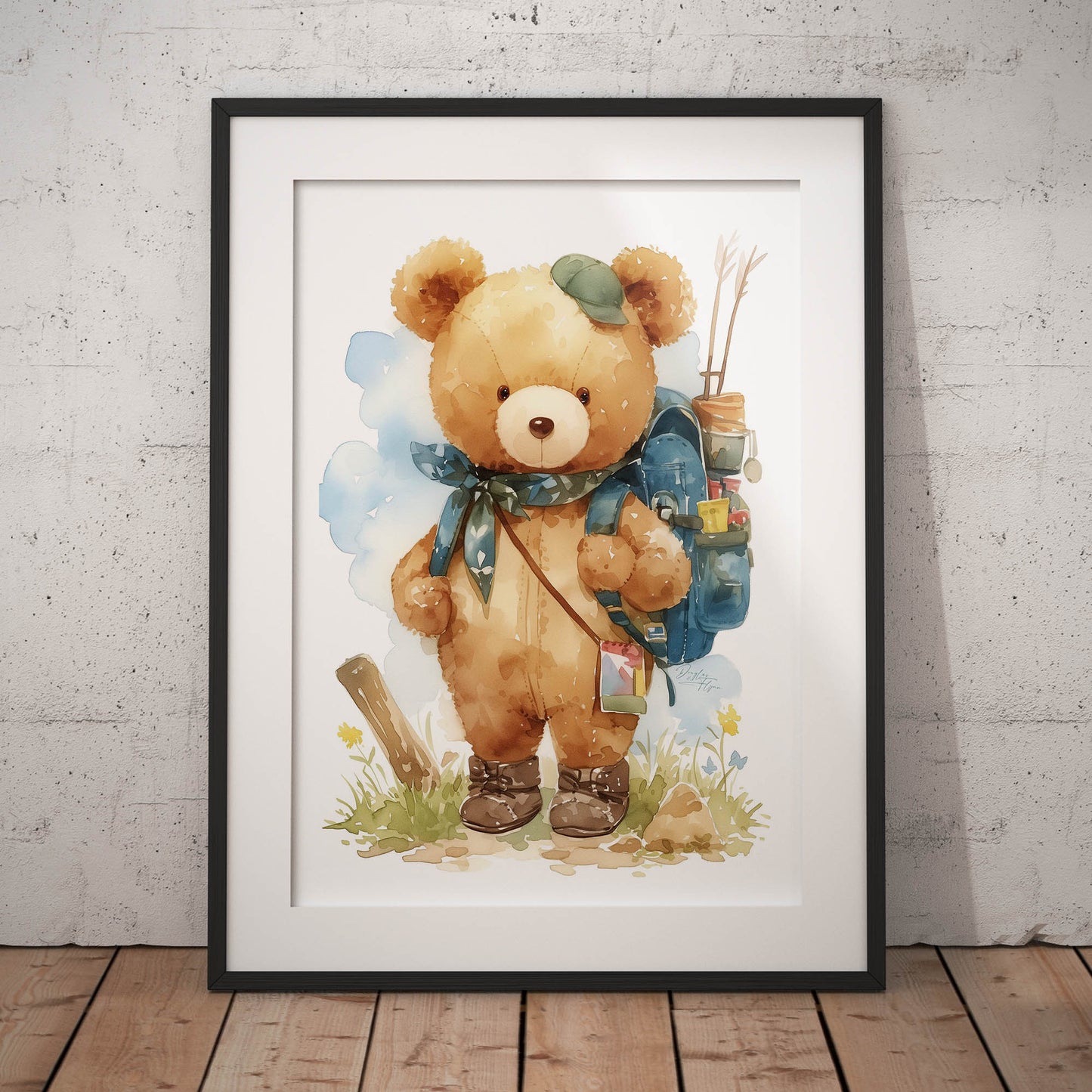 »Teddy Hiking« barnposter