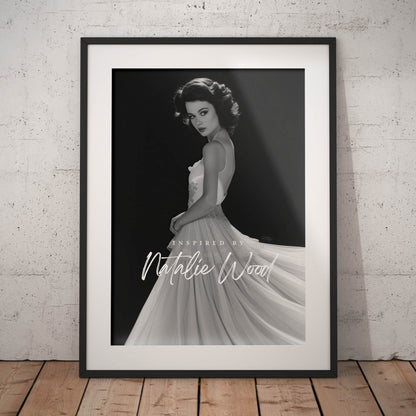 »Natalie Wood in A-line Gown« poster