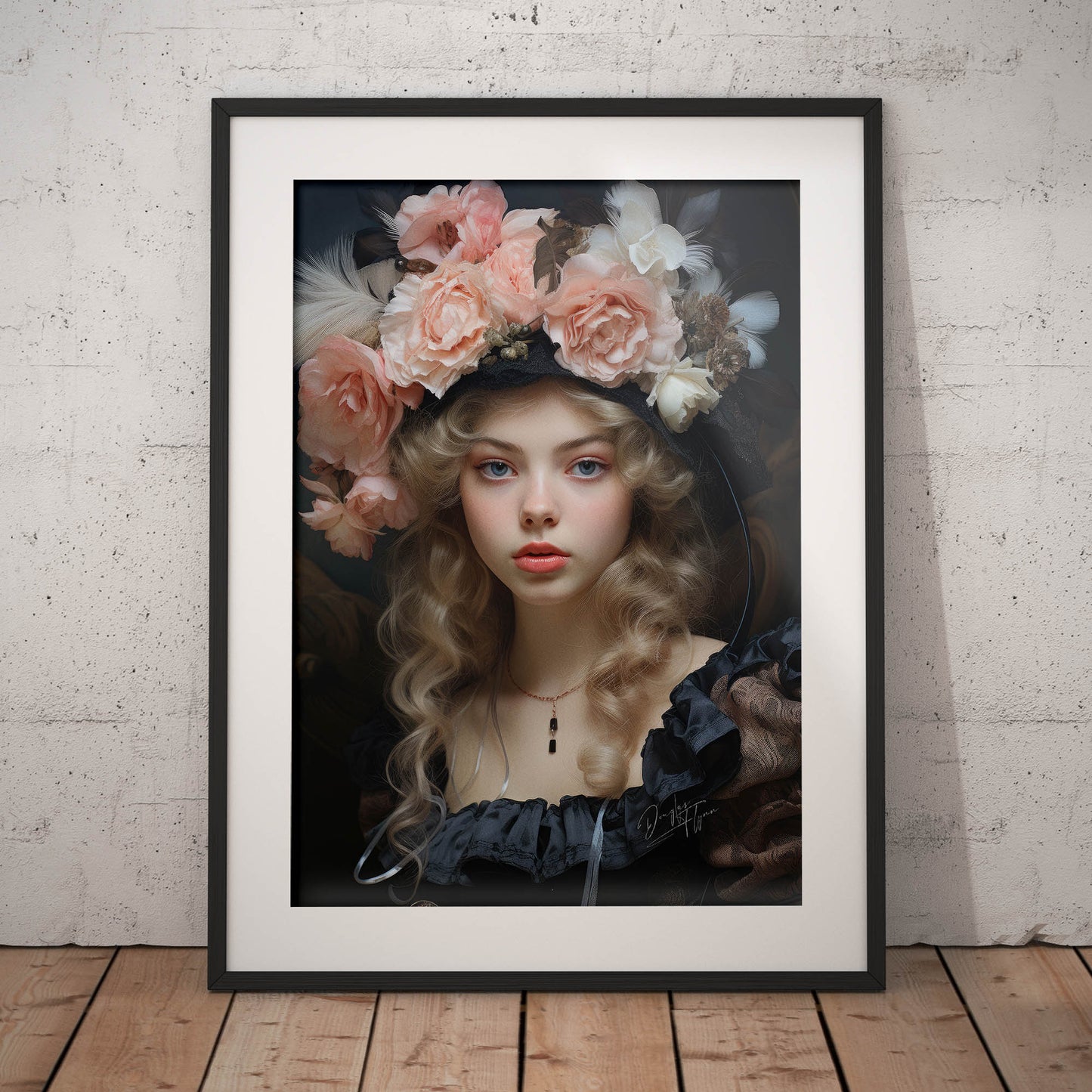 »Mary Rococo Girl Portrait 4«